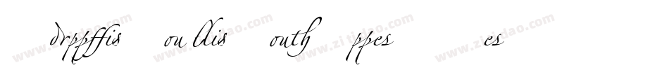 Zapfino Linotype One字体转换